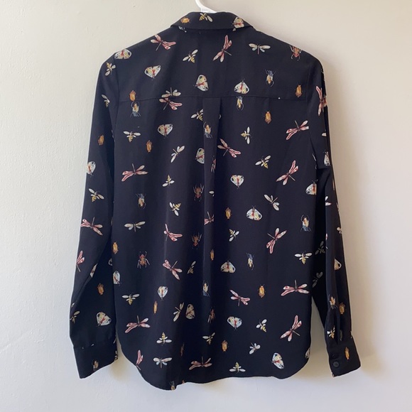 Black Insect Button up - Picture 4 of 4